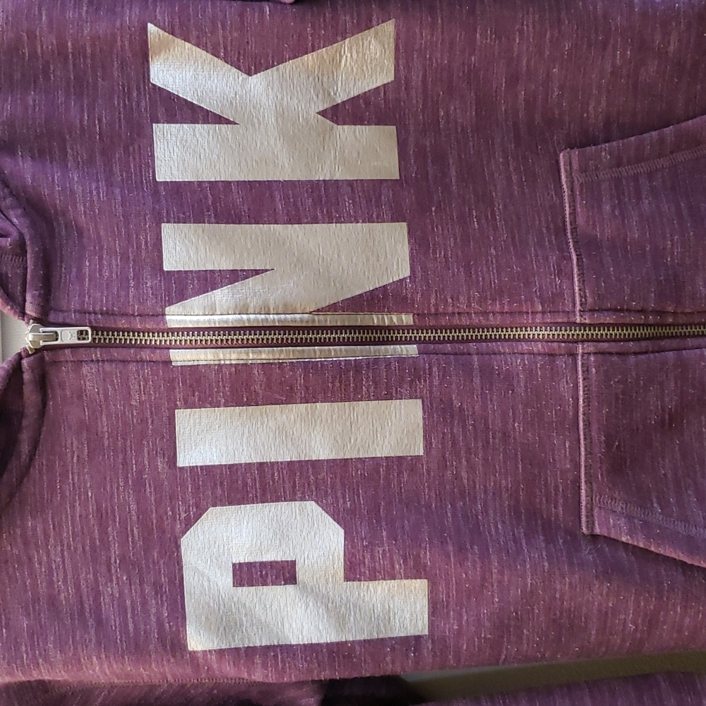PINK Victoria's Secret Hoodie Faux Fur Lined - Picture 4 of 9
